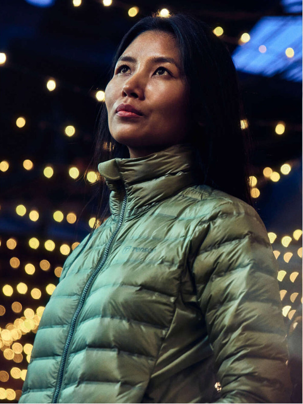 Tenson Damen Daunenjacke TENSON TXlite Down Puffer W hellgrün