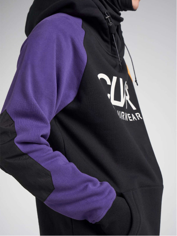 Tenson Unisex-Kapuzenpullover COLOURWEAR Bowl 2.0 lila/gelb