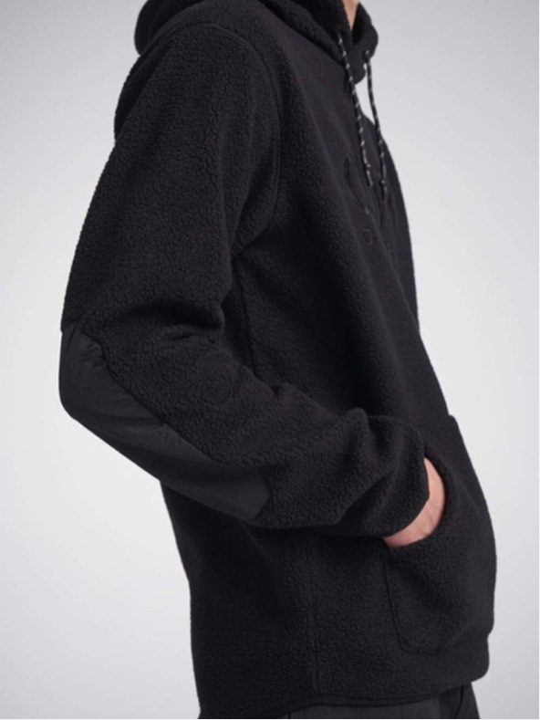 Tenson Herren-Fleece-Kapuzenpullover COLOURWEAR Teddy 2.0 M schwarz