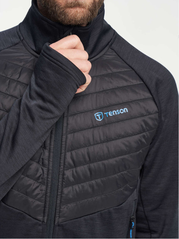 Tenson Herren Funktionskapuzenpullover TENSON Touring Midlayer M schwarz