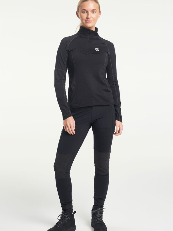 Tenson Damen Funktionskapuzenpullover TENSON TXlite Halfzip W schwarz
