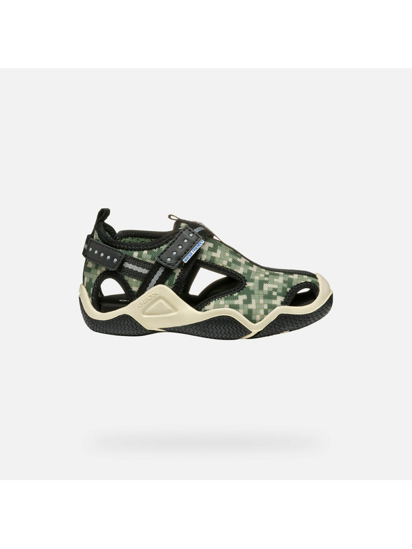 Geox Olivgrüne Jungen Sandalen Geox Wader