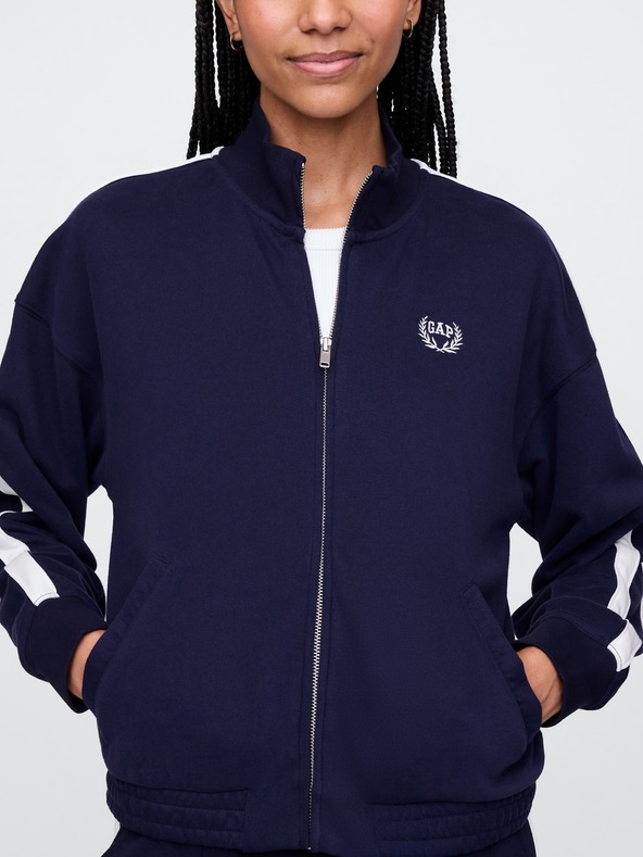 GAP Damen-Baumwolljacke mit Reißverschluss Americana GAP