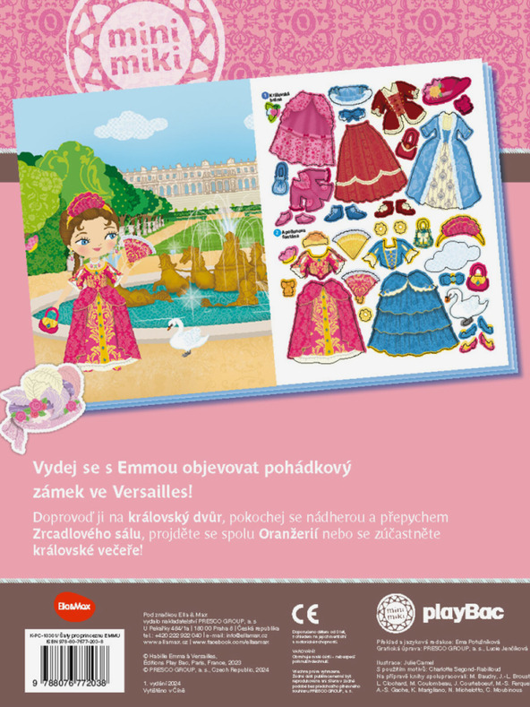 ELLA & MAX Kleid für Prinzessin EMMA - Stickerbuch