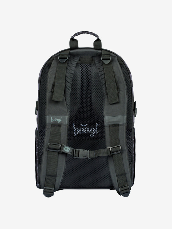 BAAGL  Schwarzer Schulrucksack Skate Wednesday Nevermore Baagl