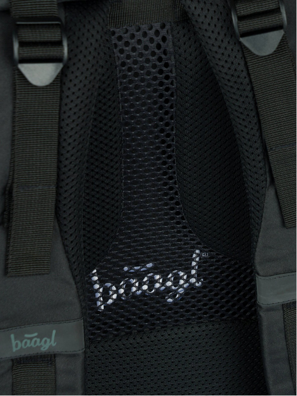BAAGL  Schwarzer Schulrucksack Skate Wednesday Nevermore Baagl
