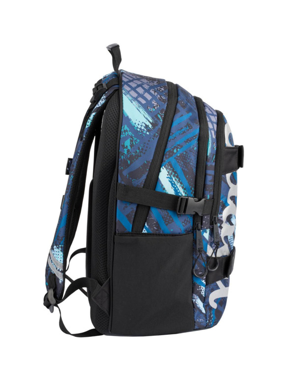 BAAGL  Blauer Schulrucksack Skate Structures Baagl