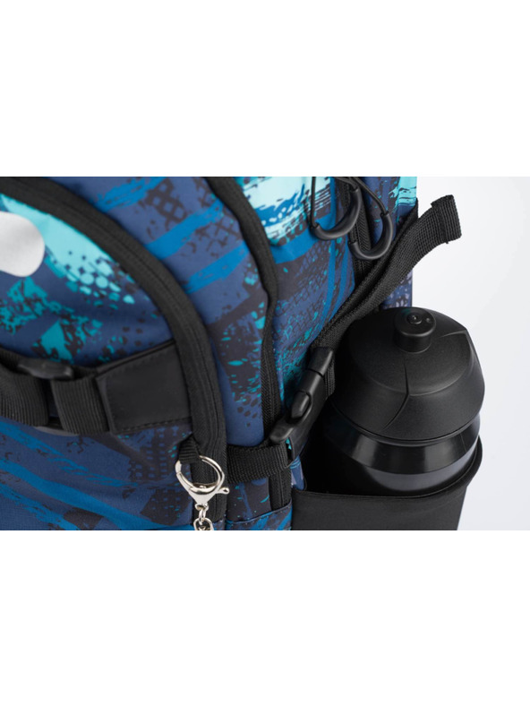 BAAGL  Blauer Schulrucksack Skate Structures Baagl