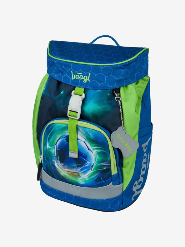 BAAGL  Blauer Schulrucksack Airy Soccer Ball Baagl