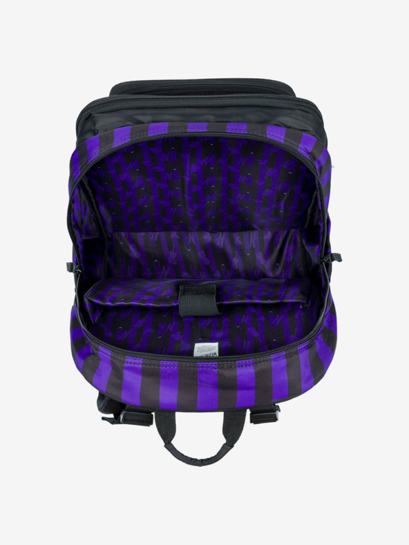 BAAGL  Schwarzes 3 SET Cubic Wednesday: Rucksack, Mäppchen und Tasche Baagl