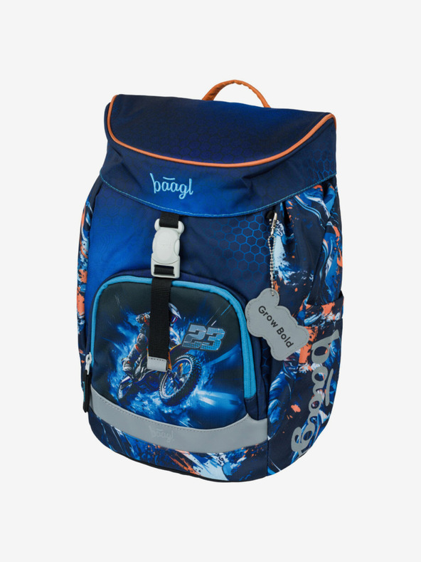 BAAGL  Blauer Schulrucksack Airy Motorrad Baagl