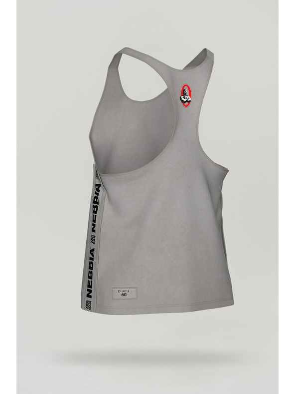 Nebbia Washed Muscle Back Stringer GOLDEN AGE 791 M,hellgrau