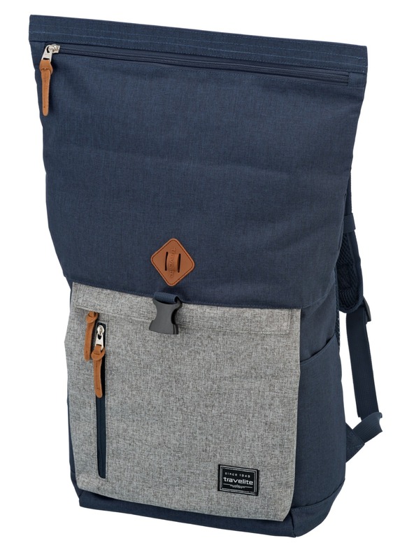 Travelite Travelite Basics Roll-up-Rucksack Navy/Grau
