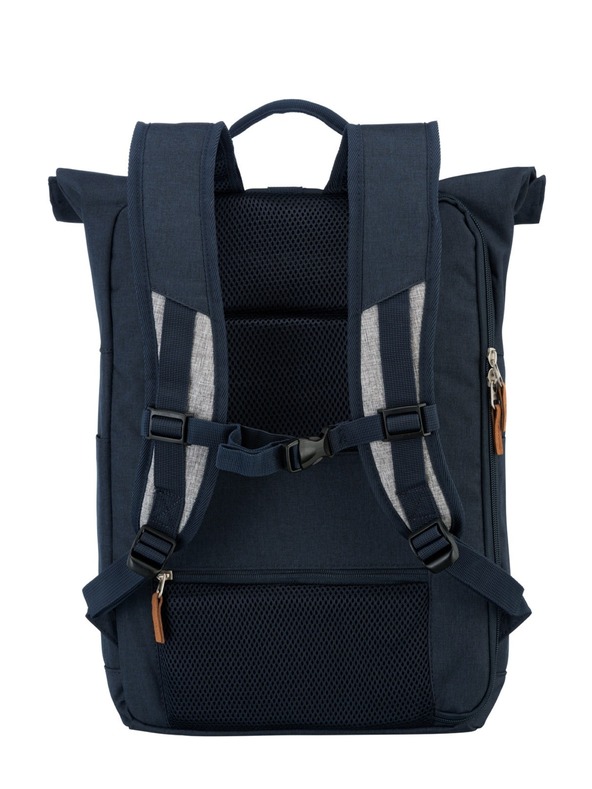 Travelite Travelite Basics Roll-up-Rucksack Navy/Grau