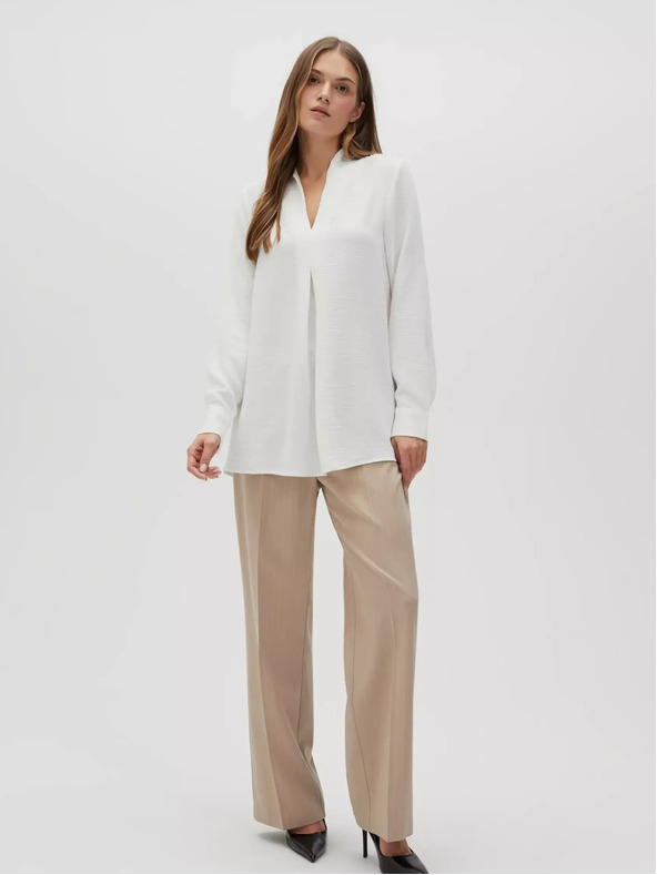 Moodo Weiß Damen Bluse Moodo