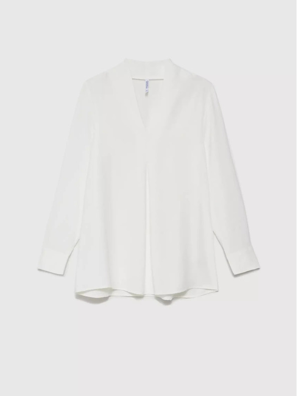 Moodo Weiß Damen Bluse Moodo