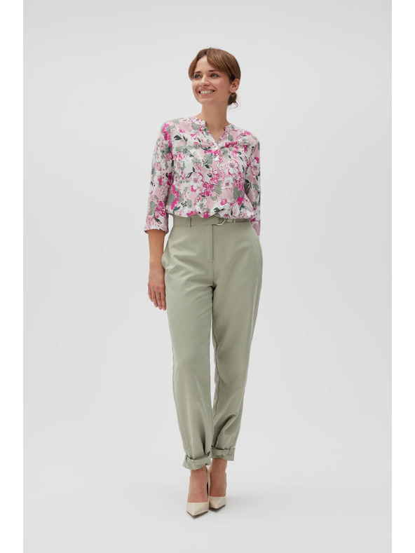 Moodo Damen-T-Shirt mit Blumenmuster Moodo