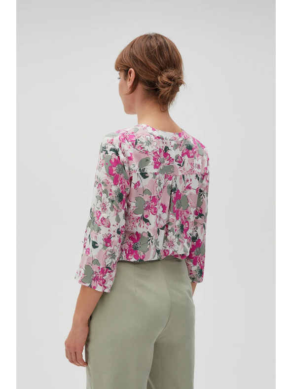 Moodo Damen-T-Shirt mit Blumenmuster Moodo