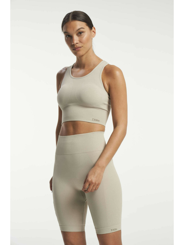 Tenson Damen nahtloser Funktions-Top TENSON Seamless Top W beige