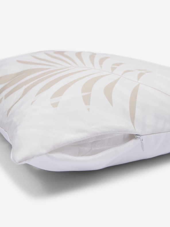 Kaemingk Beige-weißes Outdoor-Kissen Kaemingk