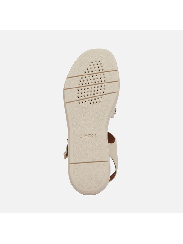 Geox Cremeweiße Geox Camalei Damensandalen