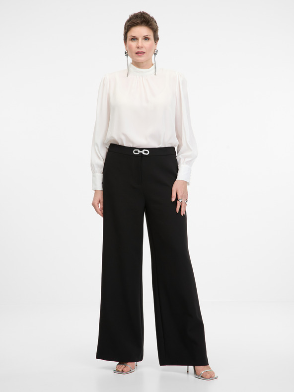 Orsay Schwarze Damen-Weitbeinhose ORSAY
