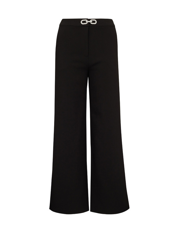 Orsay Schwarze Damen-Weitbeinhose ORSAY