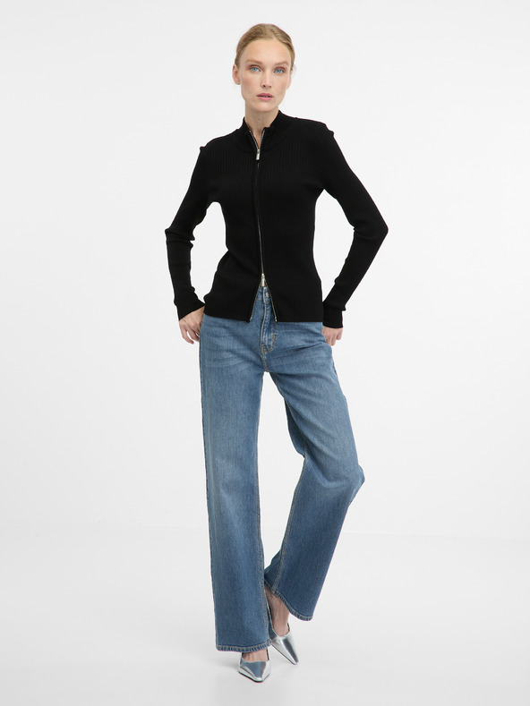 Orsay Schwarze Damen-Strickjacke ORSAY