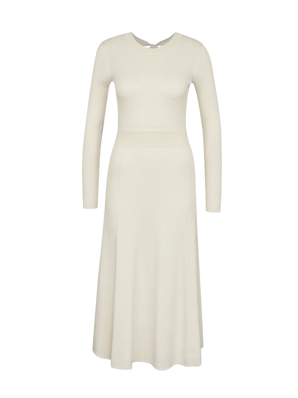 Orsay Cremefarbenes Damen-Midikleid ORSAY