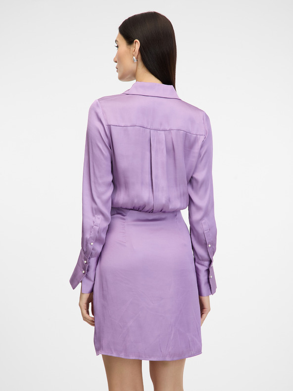 Orsay Hellviolettes kurzes Damenkleid ORSAY