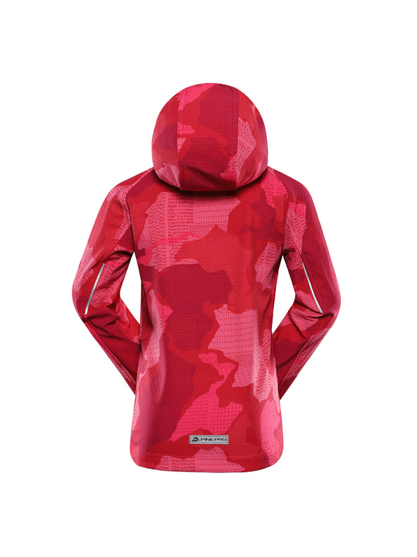 ALPINE PRO Kindersoftshell-Jacke mit Membran ALPINE PRO EZORO neon knockout pink varianta pa