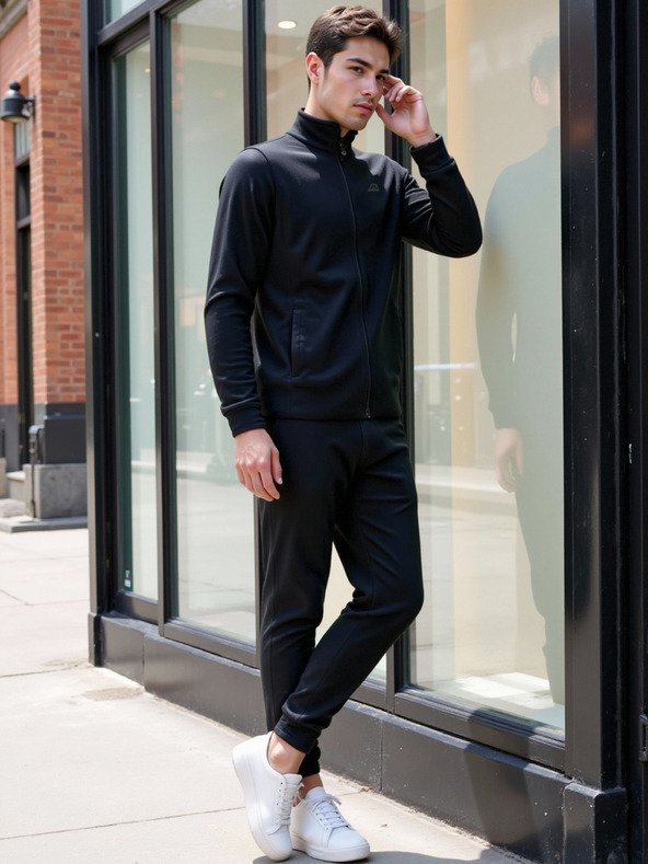 ALPINE PRO Herren Fleece-Sweatjacke ALPINE PRO SIUS 2 black