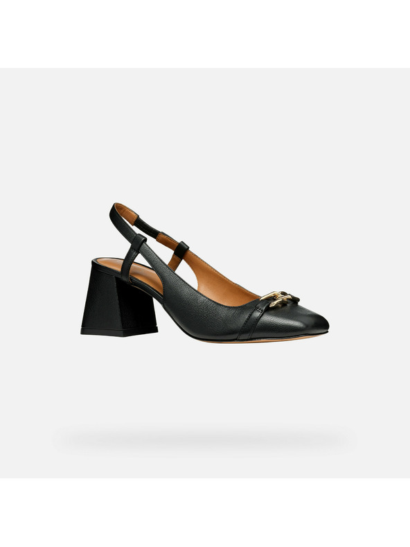 Geox Schwarze Damen-High-Heel-Schuhe Geox Coronilla