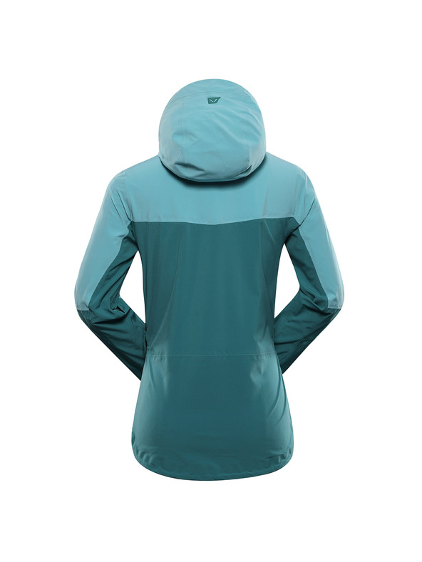 ALPINE PRO Damen Wasserdichte Jacke mit PTX-Membran ALPINE PRO ZARRA aqua sea