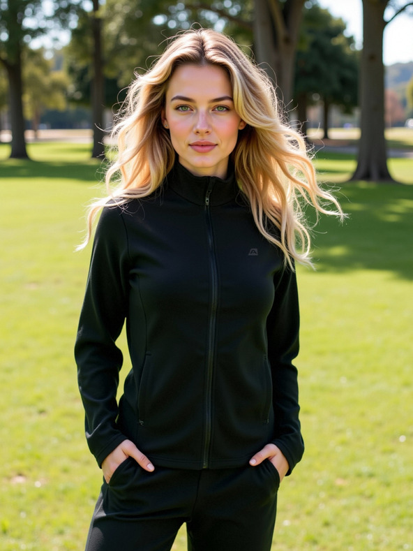 ALPINE PRO Damen-Fleece-Sweatshirt ALPINE PRO SIUSA 2 black