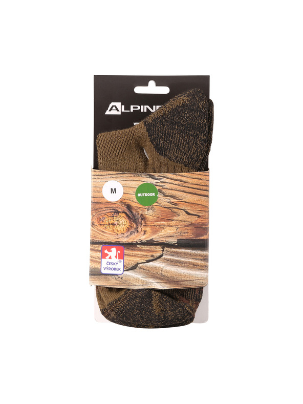 ALPINE PRO Antibakterielle Socken ALPINE PRO KEROWE stone grau