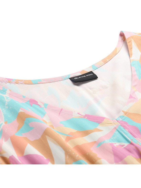 ALPINE PRO Damen-Sommerkleid ALPINE PRO NIEWA creme varianta pa