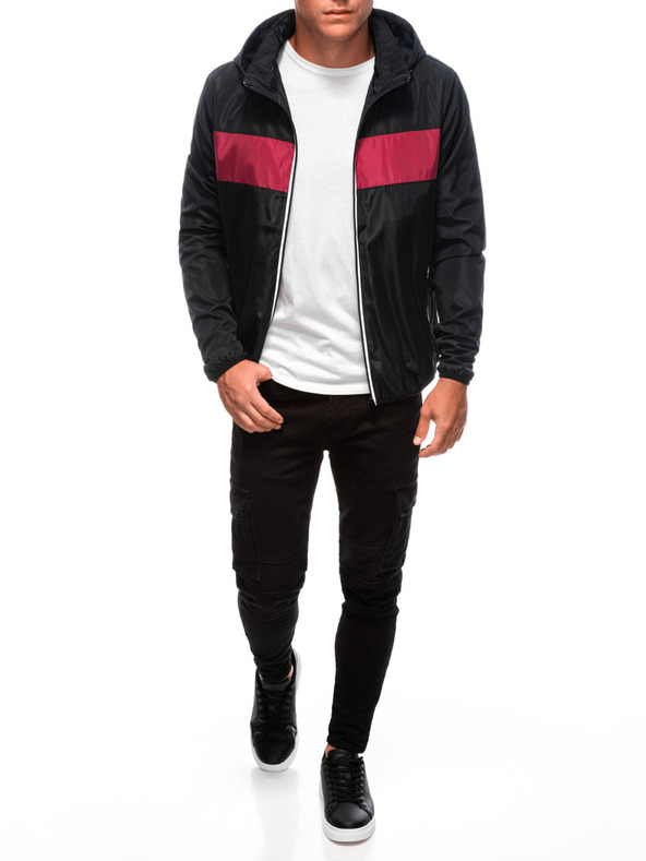 Edoti EDOTI Herren-Übergangsjacke, schwarz