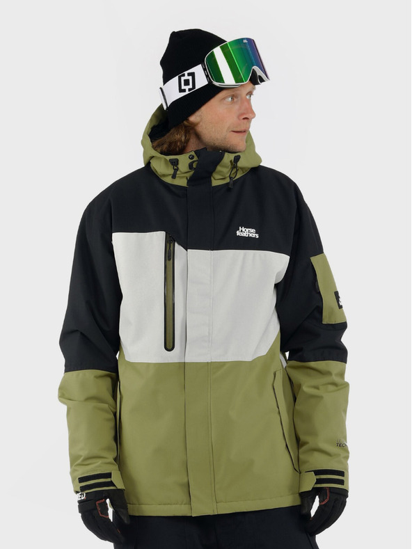 Horsefeathers Ripple Jacket - schwarz/iguana Größe L HORSEFEATHERS