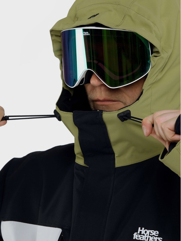Horsefeathers Ripple Jacket - schwarz/iguana Größe L HORSEFEATHERS