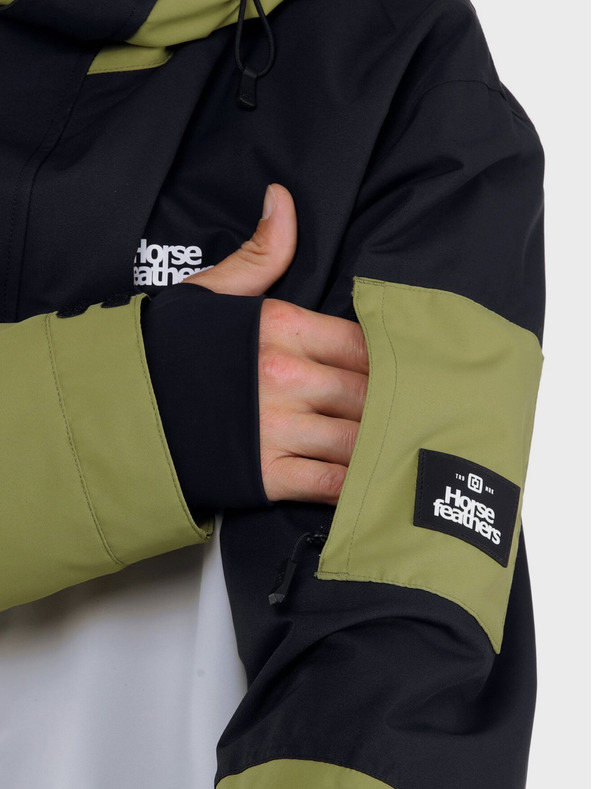 Horsefeathers Ripple Jacket - schwarz/iguana Größe L HORSEFEATHERS