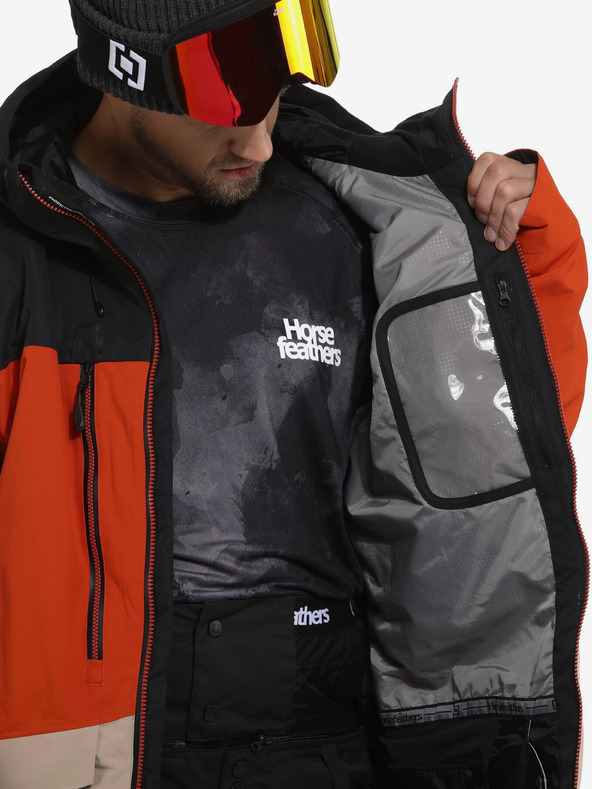 Horsefeathers Halen II Jacket - roter Ton/Mojave Pferdefedern