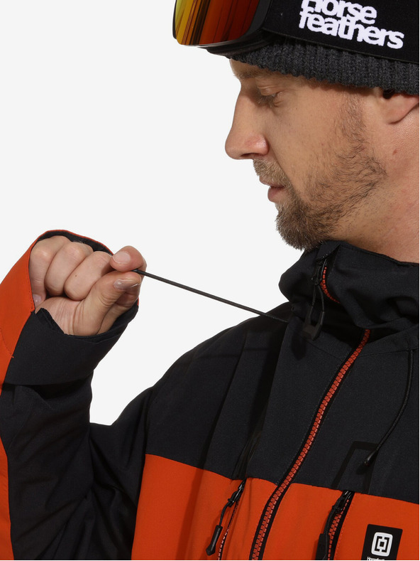 Horsefeathers Halen II Jacket - roter Ton/Mojave Pferdefedern