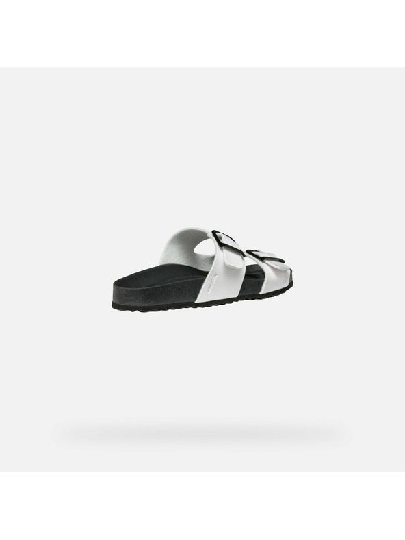 Geox Weiße Damen-Pantoletten Geox Brionia R