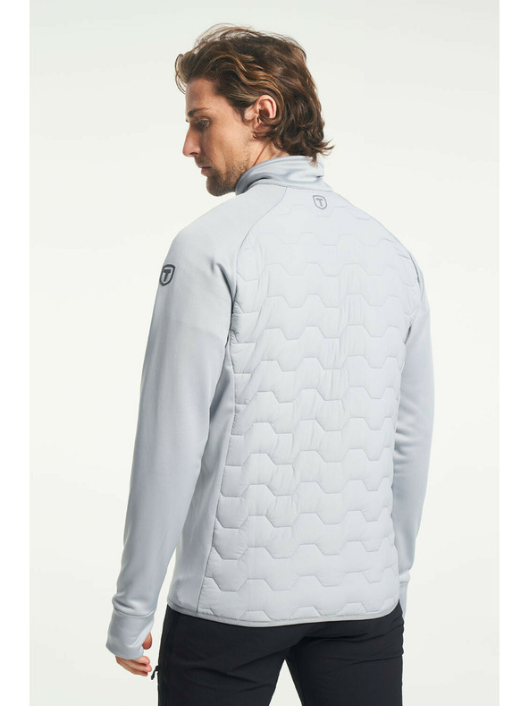 Tenson Herren TENSON TXlite Hybrid Zip Jacke M hellgrau