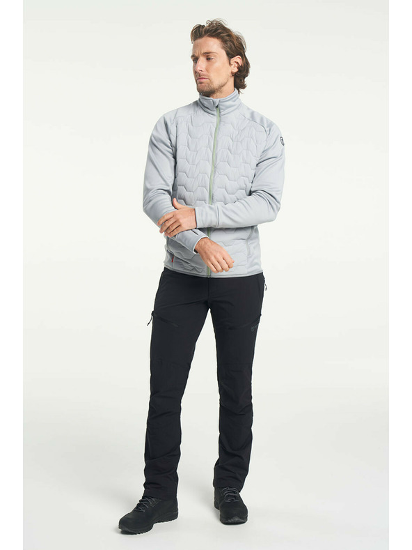 Tenson Herren TENSON TXlite Hybrid Zip Jacke M hellgrau