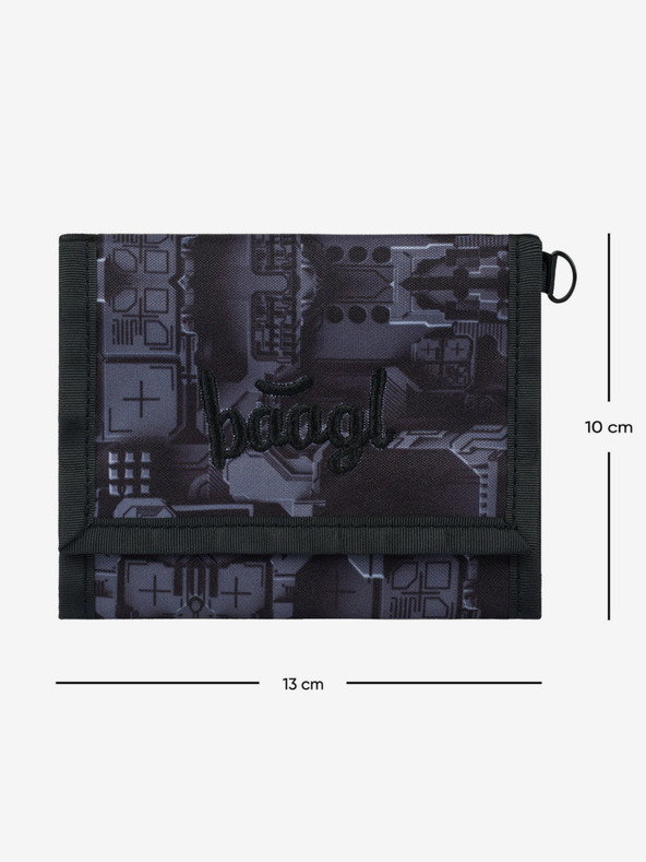 BAAGL  Graue Baagl Technic Geldbörse