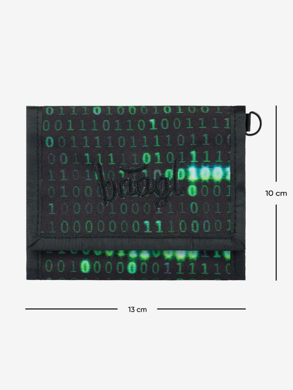 BAAGL  Schwarzes Baagl Zahlen Portemonnaie