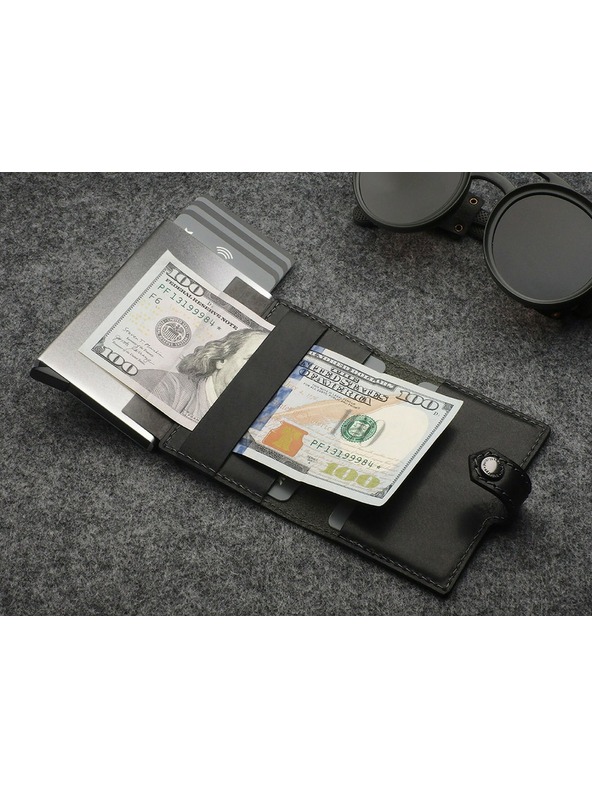 Pularys Pularys Herren-Lederbörse Easy schwarz 210314101