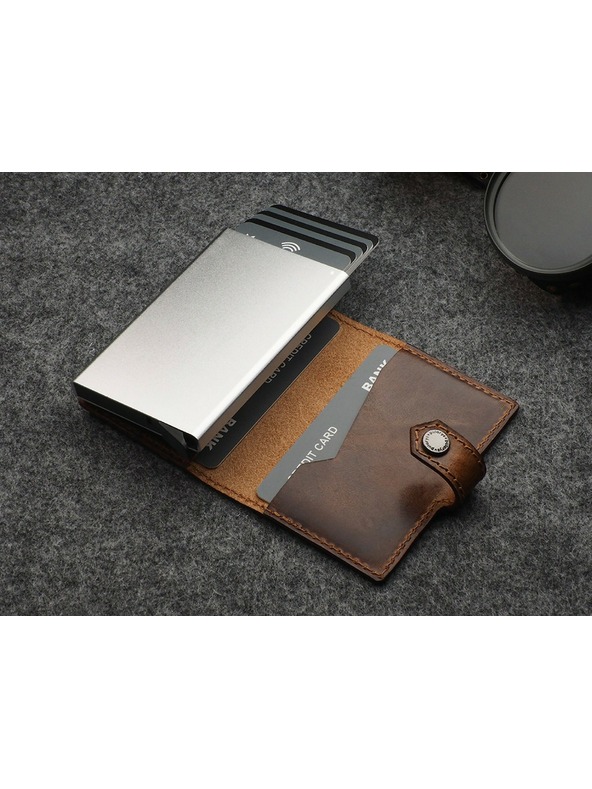 Pularys Pularys Herren-Lederbörse Easy braun 210331007